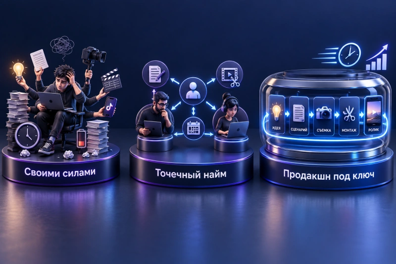 Своими силами, точечный фриланс или продакшн под ключ