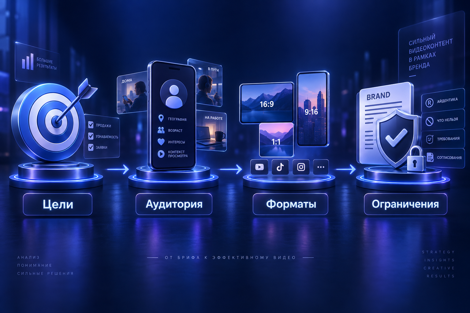Рекламный ролик под ключ: этапы производства от концепции до сдачи финального мастера