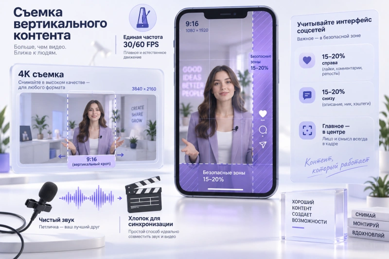 Технические требования к съемке и файлам